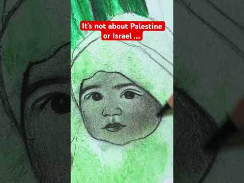 Painting the war in Palestine 🇵🇸😢…#art #palestine #shorts
