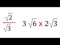 Understanding Multiplication and Division of Radicals