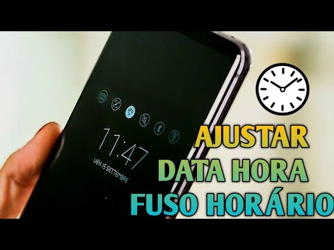 COMO AJUSTAR DATA e HORA, FUSO HORÁRIO NO CELULAR