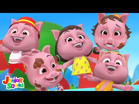 Five Little Piggies, Animals Songs and Nursery Rhymes for Kids