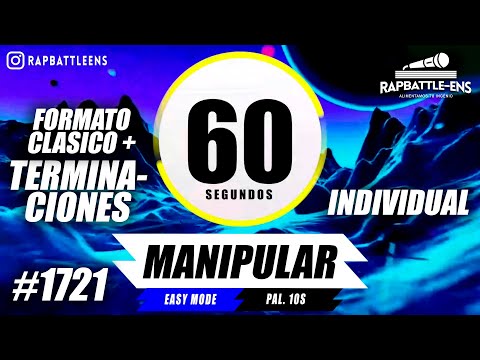 🎤 Formato FMS Individual 🔥 Base de Rap Para Improvisar Con Palabras | ENTRENAMIENTO FMS #1721