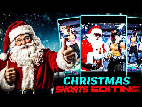 Free fire Christmas shots editing 🎄 in capcut| free fire viral shorts editing in capcut