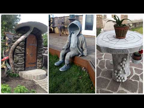 Garden and backyard decor made of art concrete!