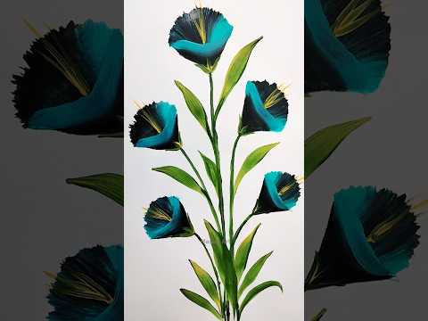 One stroke art 😱🥰 #art #shorts #trending #viral #satisfying #artvideo #soothing