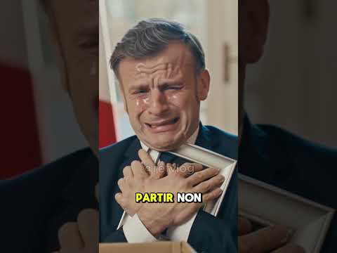MACRON QUITTE L'ÉLYSÉE EN PLEURS 😂🐦💩 #macron #démission #2027 #triste #final #argent #pigeon #france