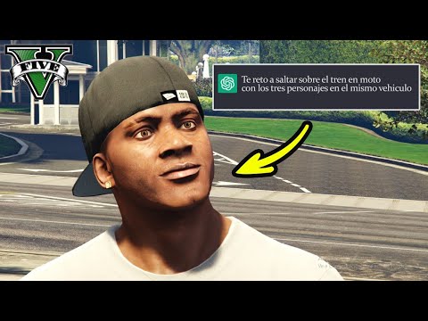 Hago todos RETOS que ChatGPT me ordene en GTA 5 😈