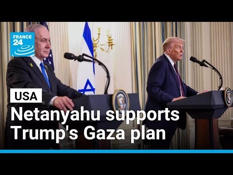 YouTube video thumbnail: Netanyahu Supports Trump's Gaza Plan, but Hamas Has Yet to Agree