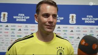 Deutschland vs Paraguay 1:1 (3:4) Manuel Neuer Interview