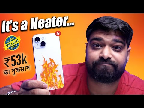 53k iPhone 15 is a HEATING MACHINE 🤯 Flipkart Bbd Unit !