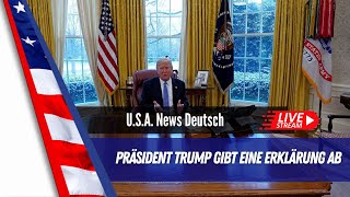 LIVE: Präsident Trump gibt eine Erlärung ab