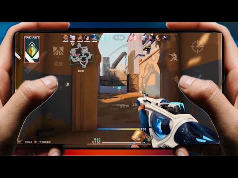 Valorant Mobile Radiant Lobby Neon Gameplay 60fps Ultra HD on Android & iOS