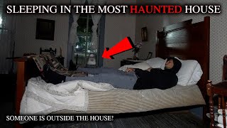 (TERRIFYING) CAMPING In The MOST HAUNTED HOUSE - THE SCARIEST DEMON ENCOUNTER CAUGHT ON CAMERA