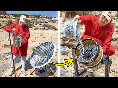 Making Desert Oil From Scratch And Crafting Metal Masterpieces!