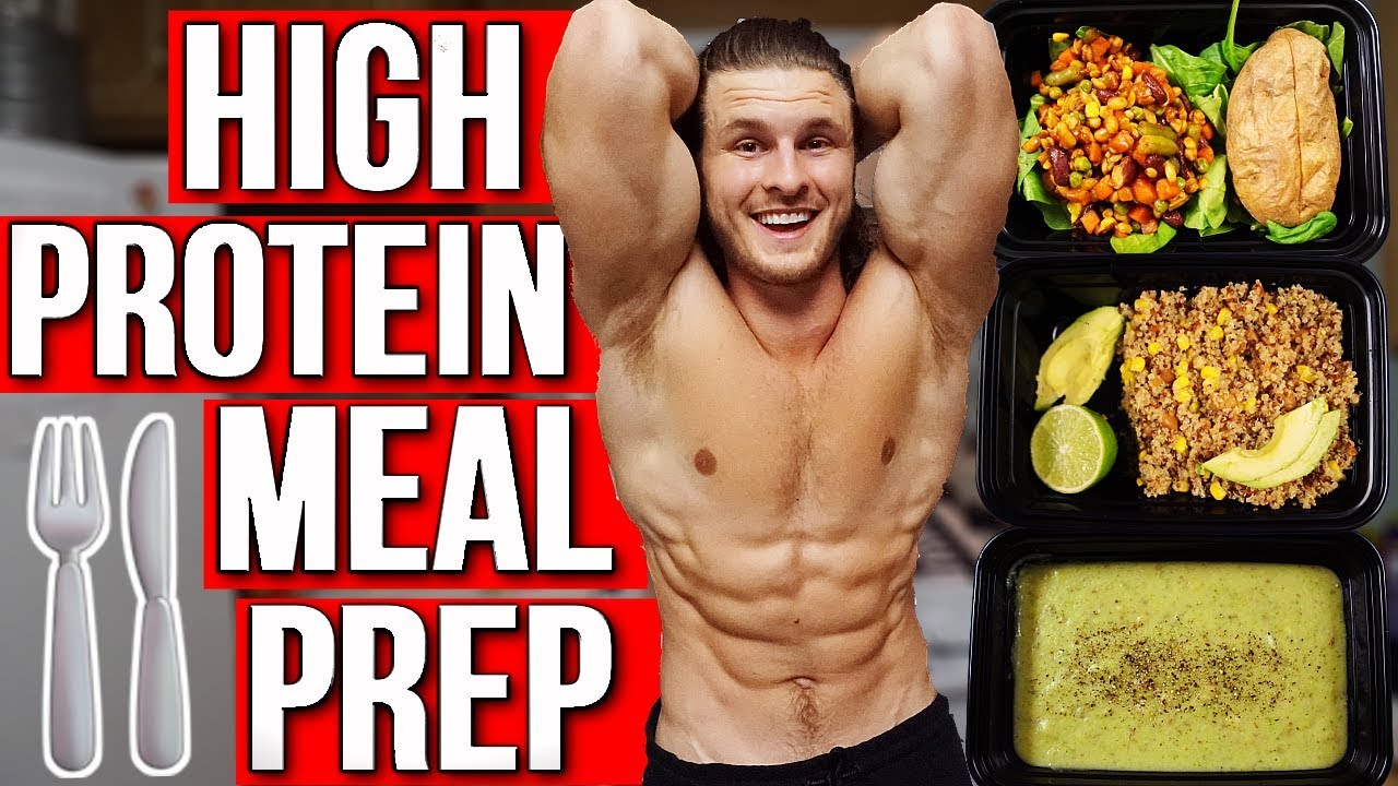 VEGAN MEAL PREP FOR MUSCLE EASY HIGH PROTEIN MEALS