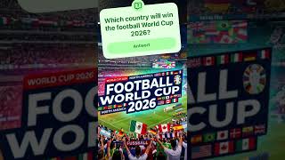 WORLD CUP 2026 North America #fifaworldcup #fifa #soccer #dfb #ussoccer #fussball #pop #Shakira #cr7