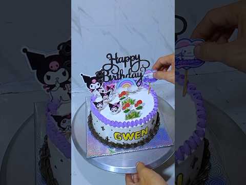 Kuromi & cinnamoroll | Kue  ulangtahun