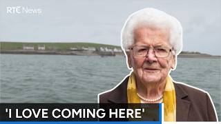 YouTube video thumbnail: Centenarian Returns to Birthplace Gaeltacht Island off Donegal Coast