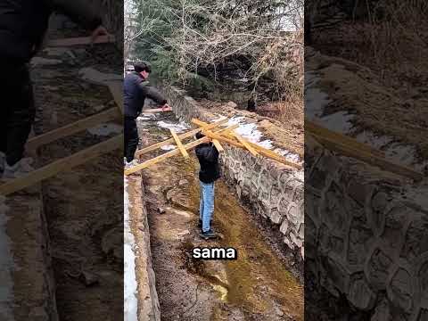 MEMBUAT JEMBATAN HANYA DARI KAYU⁉️