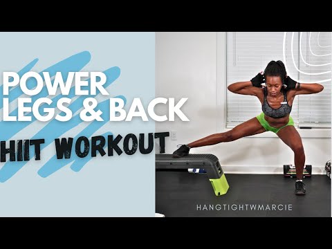 New Exercises for Strong Legs & Back: Female HIIT