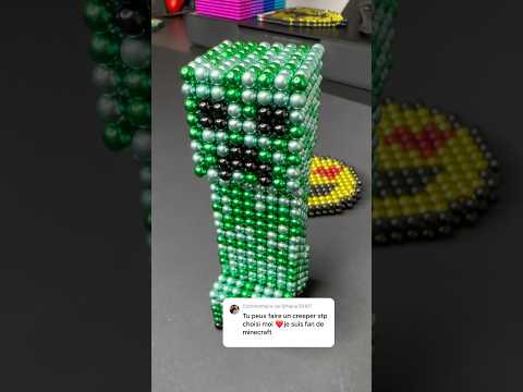 Creeper en billes aimantées ! ⚠️ Attention ça explose 🧨💥