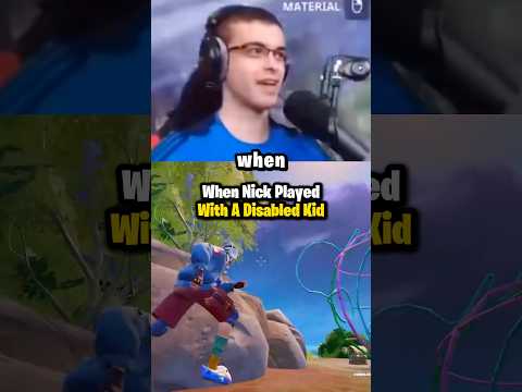 When Nick Playing With An Acoustic Kid… #nickeh30 #fortnite #trending