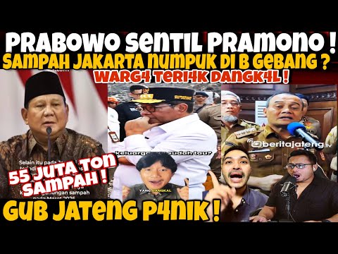 HABIS DI SENTIL PRABOWO ! PRAMONO DI TER14KIN D4NGK4L SAMA WARG4 JAKARTA! GUB JATENG P4NIK‼️
