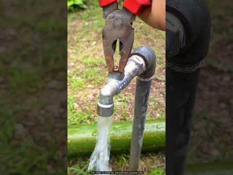 fixed the tap by putting a coin #shortsvideo