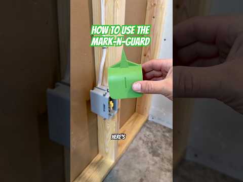 How to use the Mark-N-Guard drywall tool. @BuddyToolsLLC