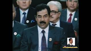 شاهد اقوى الخطابات التاريخية لصدام حسين مع رؤساء العرب🔥