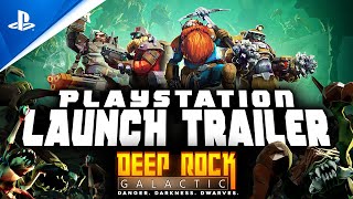 Deep Rock Galactic Gets New PlayStation Launch Trailer