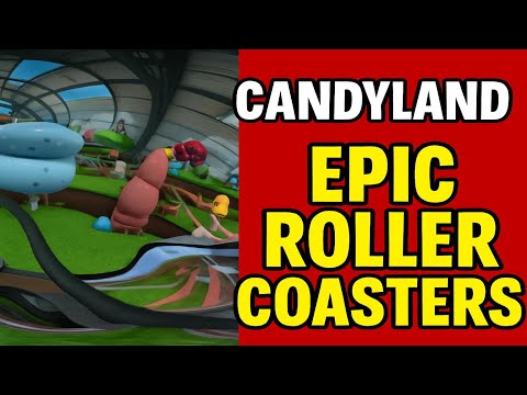 Candyland | Epic Roller Coasters | 360° VR, Gameplay, No Commentary, 8K