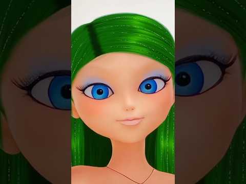 Chloe as Disgust #miraculousladybug #art #insideout #disney #shorts