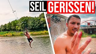 Mieser ROPESWING-FAIL! | BLUTIGE Hände & NEUE Tricks an ALTEM Spot! | Splashdiving in Essen