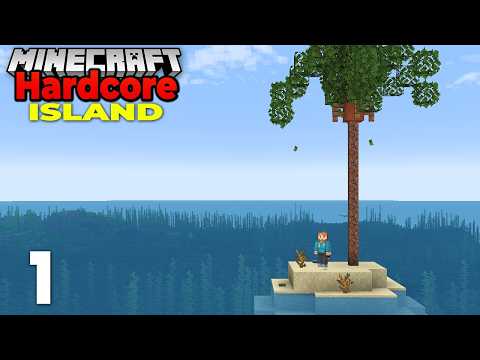 Minecraft Hardcore, But I'm STUCK on an ISLAND (#1) 1.21 Survival