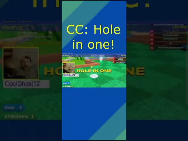 I FINALLY Got A Hole in One In Roblox Super Golf ?