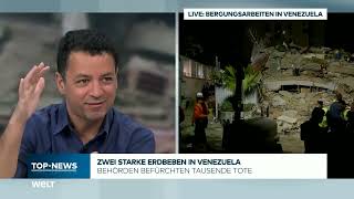 CARACAS IN TRÜMMERN:  Zwei Erdbeben verwüsten Venezuela!