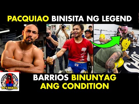 Pacquiao BINISITA Ng LEGEND | Barrios Nagsalita Sa Lagay Ng Condition | Thurman Vs Jaron Ennis