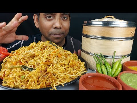 NOODLES RECIPE AND EATING SHOW , TASTY AND SPICY FOOD MUKBANG ASMR