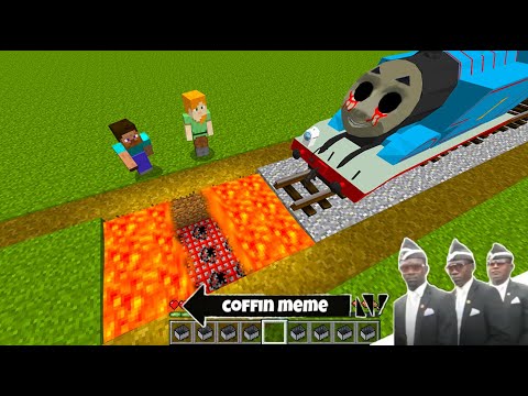 New Traps for THOMAS THE TANK ENGINE.EXE in Minecraft - Coffin Dance
