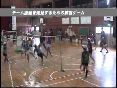 排球遊戲  日本體育教學示範 - YouTube