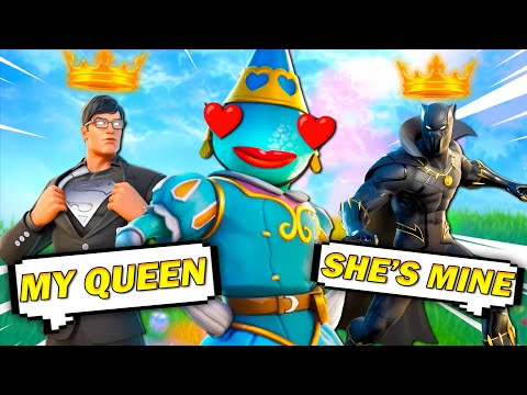3 gamers COMPETE for their FORTNITE PRINCESS..