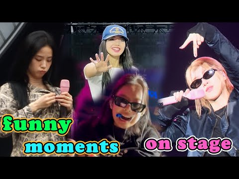 BLACKPINK concert funny moments - BLACKPINK on stage (Born Pink World Tour) | ONLYPINKs