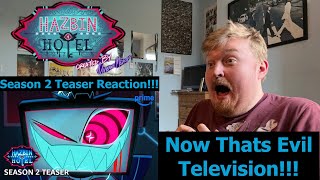 Now That's Evil Television!!! Hazbin Hotel Season 2 Teaser Trailer Reaction!!!