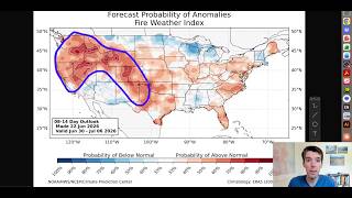 Late-Jun fire weather threat (via heat-to-wind event) likely in West; Another federal science update
