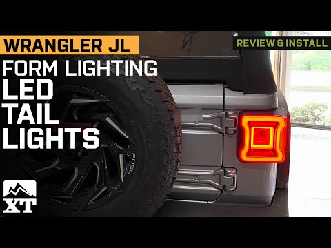 Jeep Wrangler JL Form Lighting LED Tail Lights Review & Install