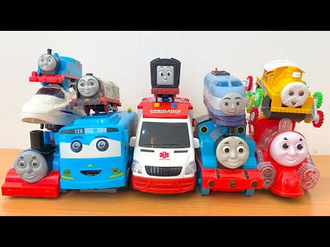 Magic Upgrade Thomas and friends toys,  Big Thomas , bike Spider man, Thomas Maintenance Tokyo #5