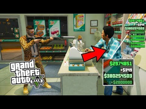 Consigue $2,000,000 Por Robar Una Tienda! (Truco Dinero GTA 5 Online) Dinero Infinito GTA 5 Online