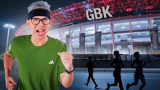 PERTAMA KALI LARI MALAM HARI DI GBK!!