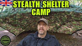 🏕️STEALTH SHELTER & Survival skills camp🗡️