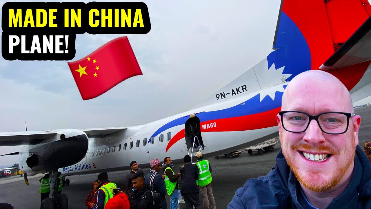 FLYING A CHINESE BUILT AIRLINER IN NEPAL! Xian MA60